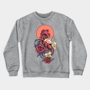 Morning Chicken Guy Crewneck Sweatshirt